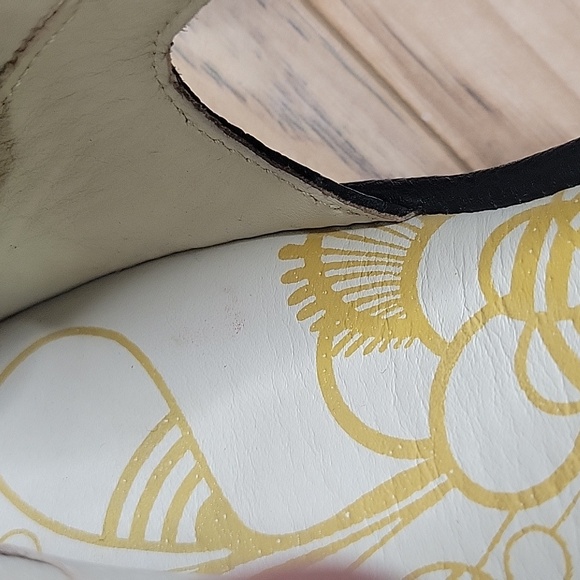 Fly London Ylva Black Leather Wedge Sandals - Picture 16 of 16